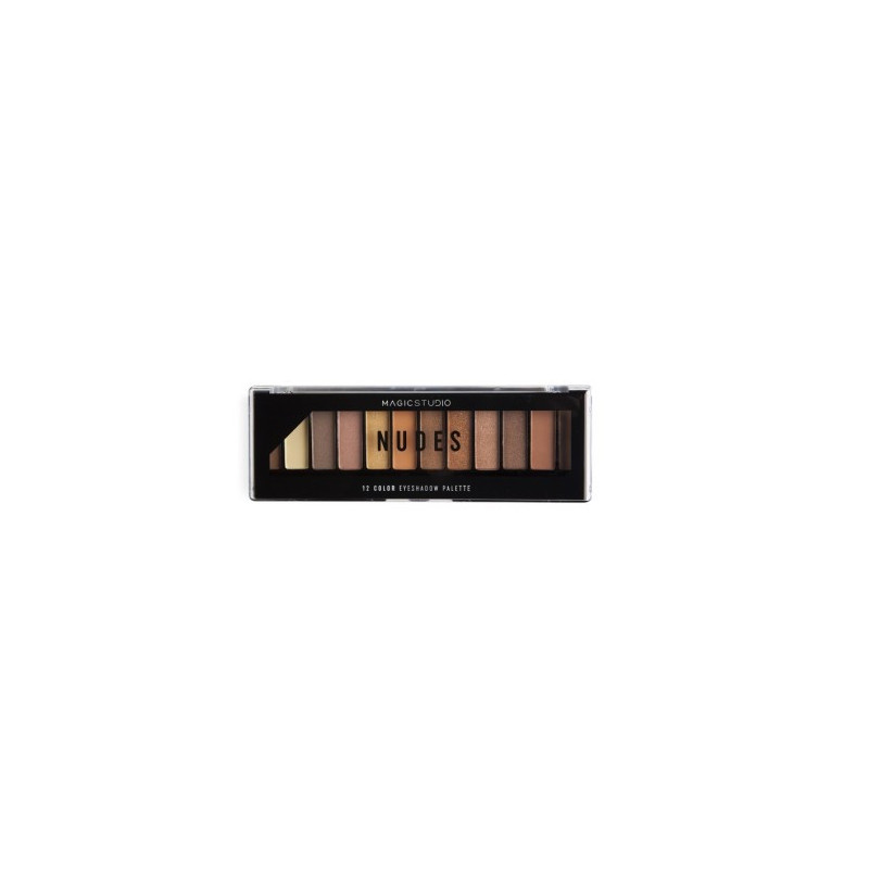 Paleta de 12 sombras de ojos versátil magic studio