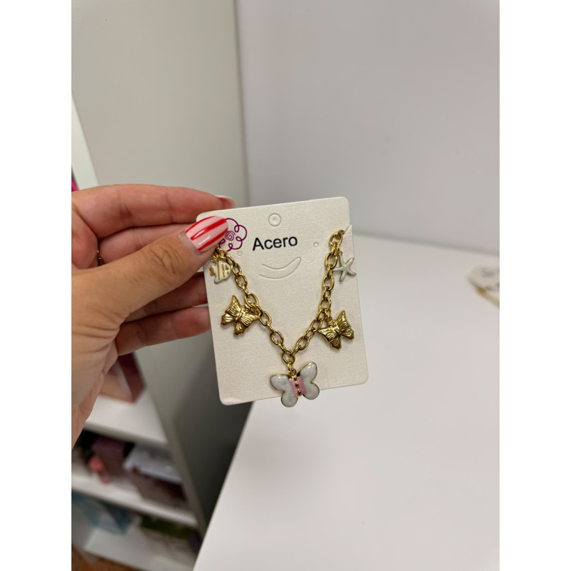 Collar Mariposa (acero)