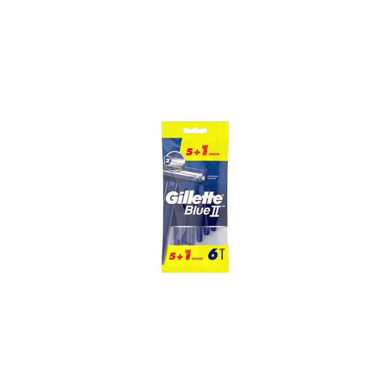 GILLETTE BLUE II BOLSA 5 + 1 UNIDADES