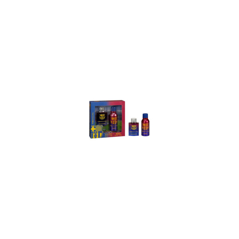 AIRVAL FC BARCELONA EDT SPRAY 100 ML + DEO 150 ML SETS