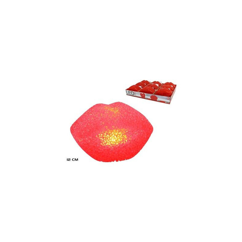 Labios luz led 12 cm